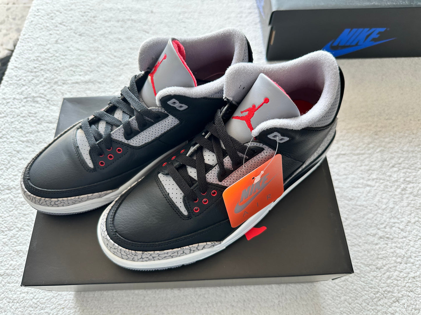 Air Jordan 3 Retro Black Cement. Talla 27 cms