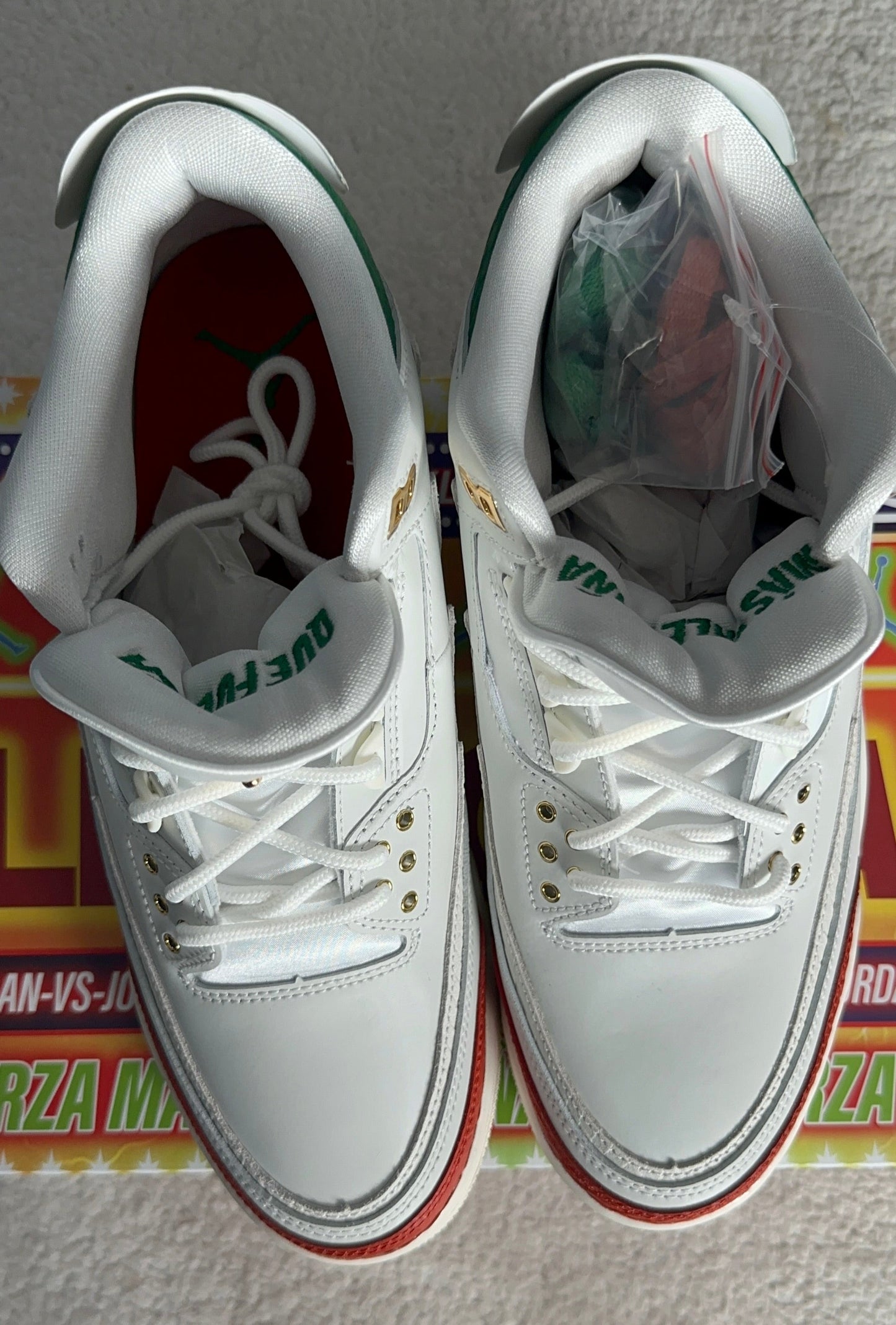 Nike Air Jordan 3 Retro El Vuelo. Talla 26.5 cms