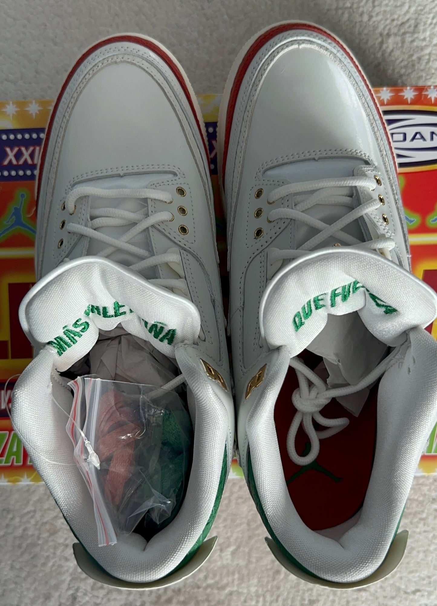 Nike Air Jordan 3 Retro El Vuelo. Talla 26.5 cms