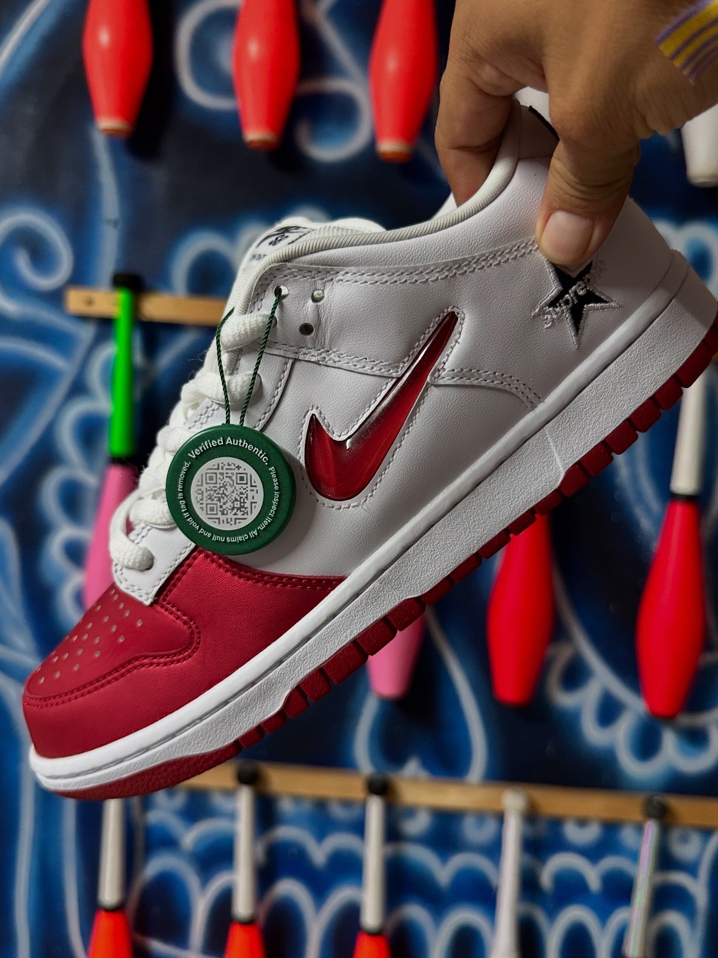 Sneakers Nike SB Dunk Supreme Rojo. Talla 27 centímetros