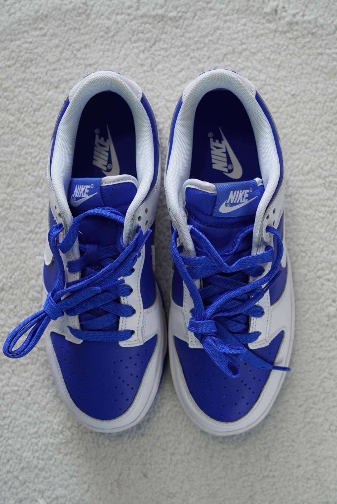 Sneakers Nike Dunk Low Retro 'Racer Blue'. Talla 26 cms