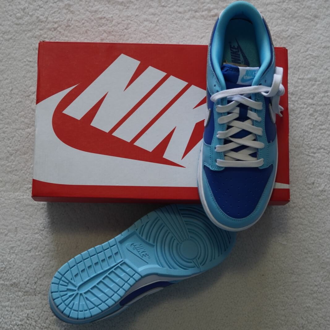 Sneakers Nike Dunk Low Retro Argon 2022. Talla 26 cms