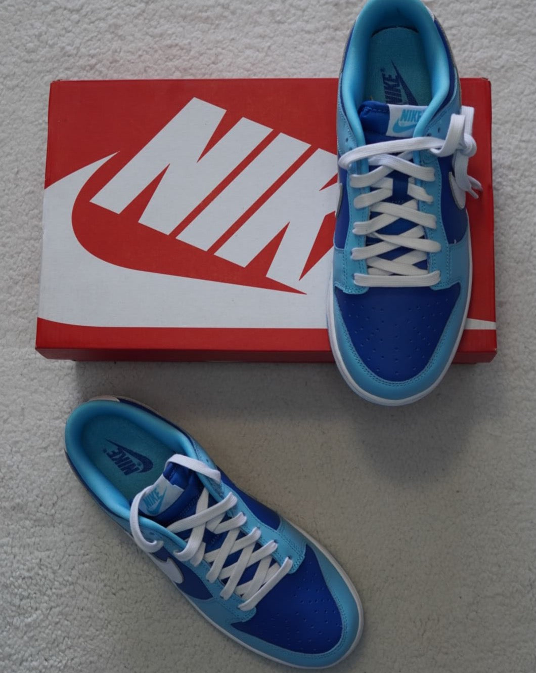 Sneakers Nike Dunk Low Retro Argon 2022. Talla 26 cms
