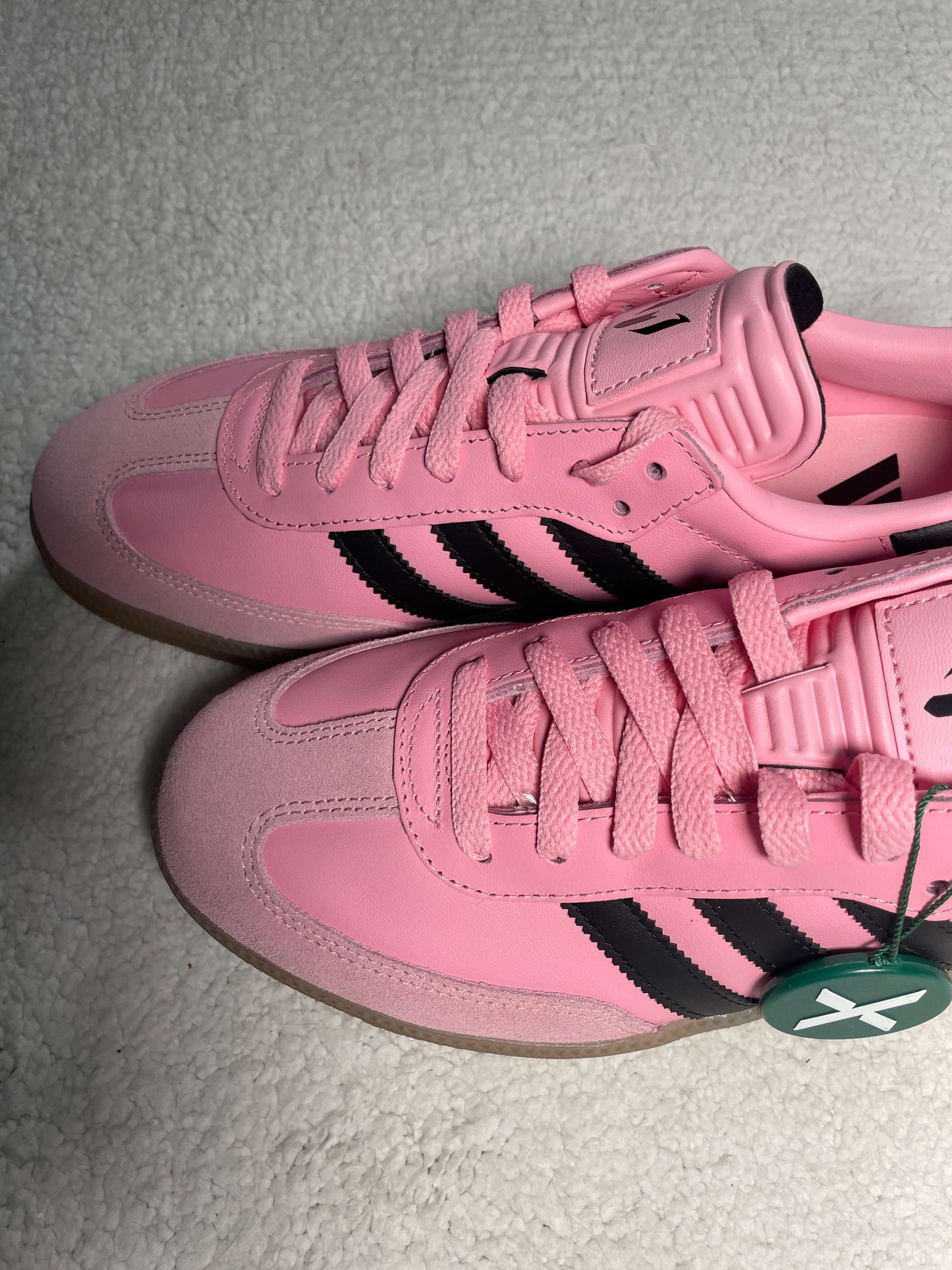 Sneakers Adidas Samba Inter de Miami CF Messi Pink. Talla 27 csm