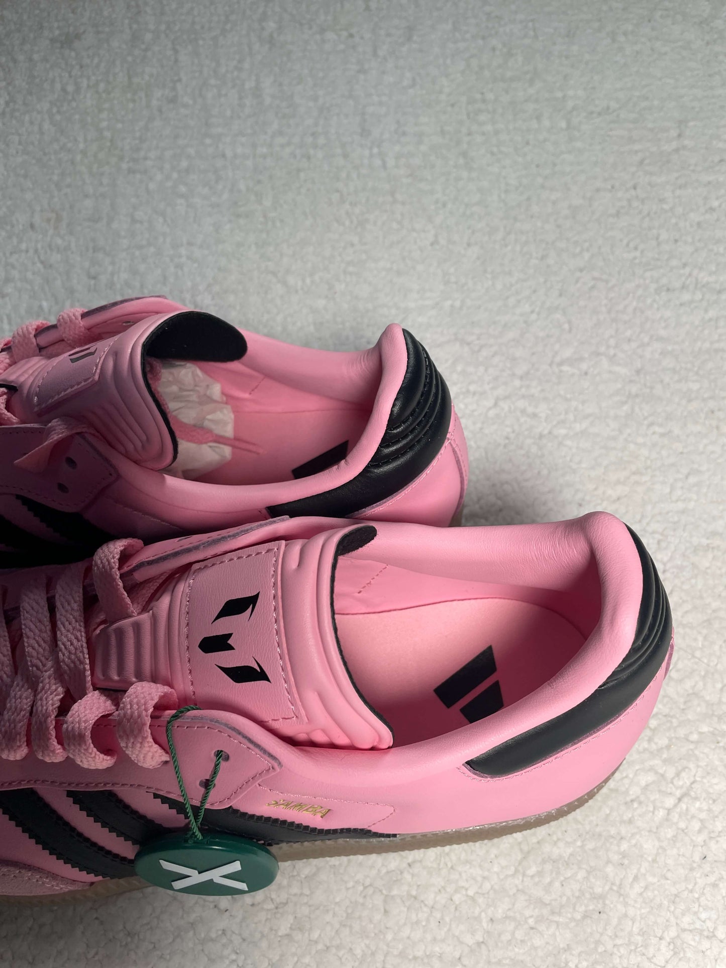Sneakers Adidas Samba Inter de Miami CF Messi Pink. Talla 27 csm