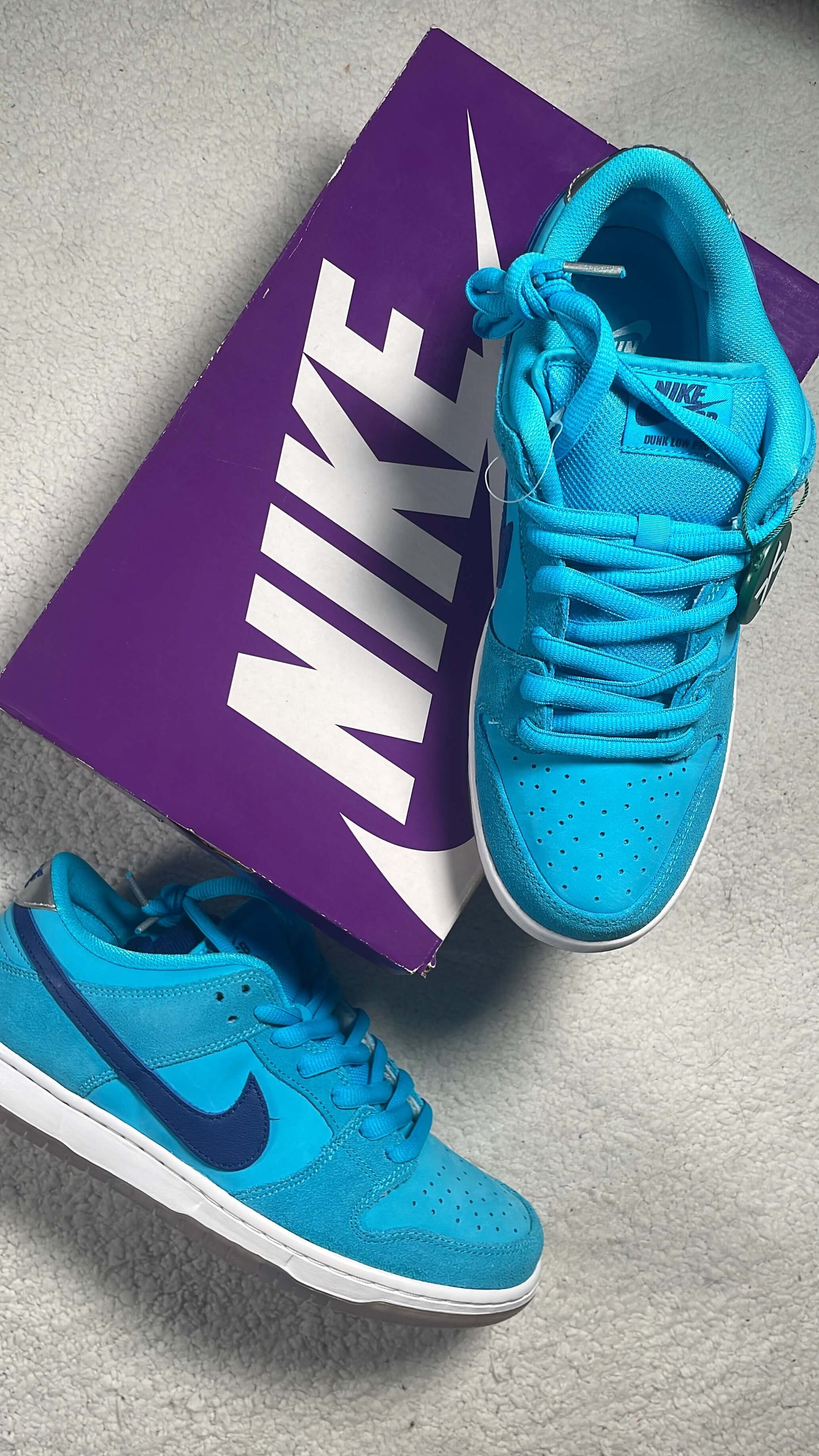 Sneaker Nike SB Dunk Low Pro Blue Fury. Talla 27 cms