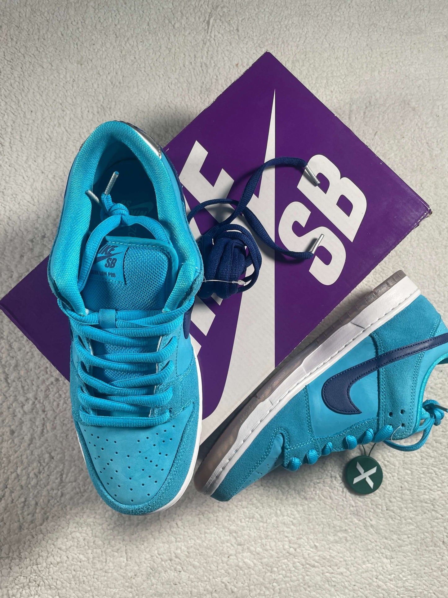 Sneaker Nike SB Dunk Low Pro Blue Fury. Talla 27 cms