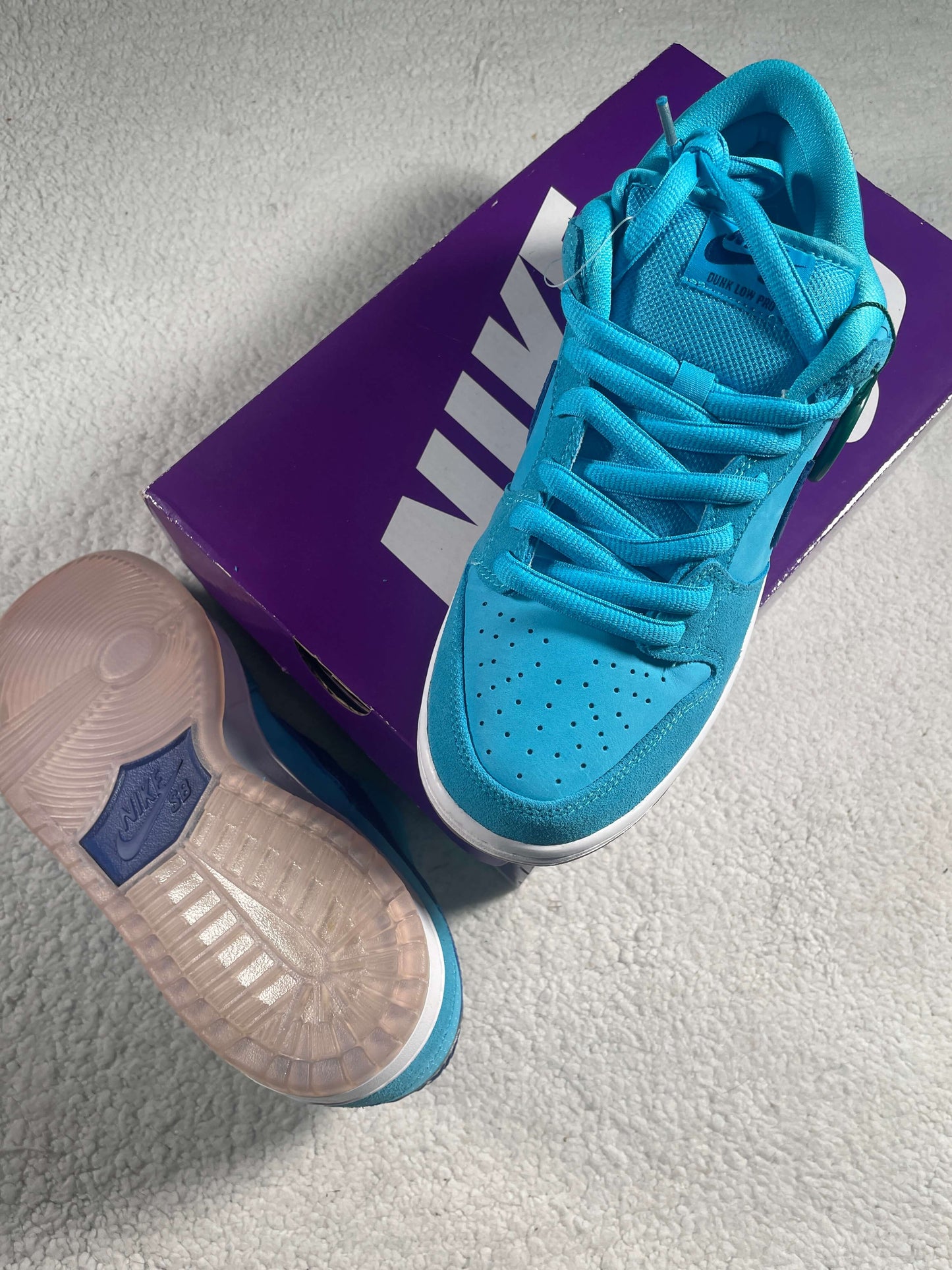 Sneaker Nike SB Dunk Low Pro Blue Fury. Talla 27 cms