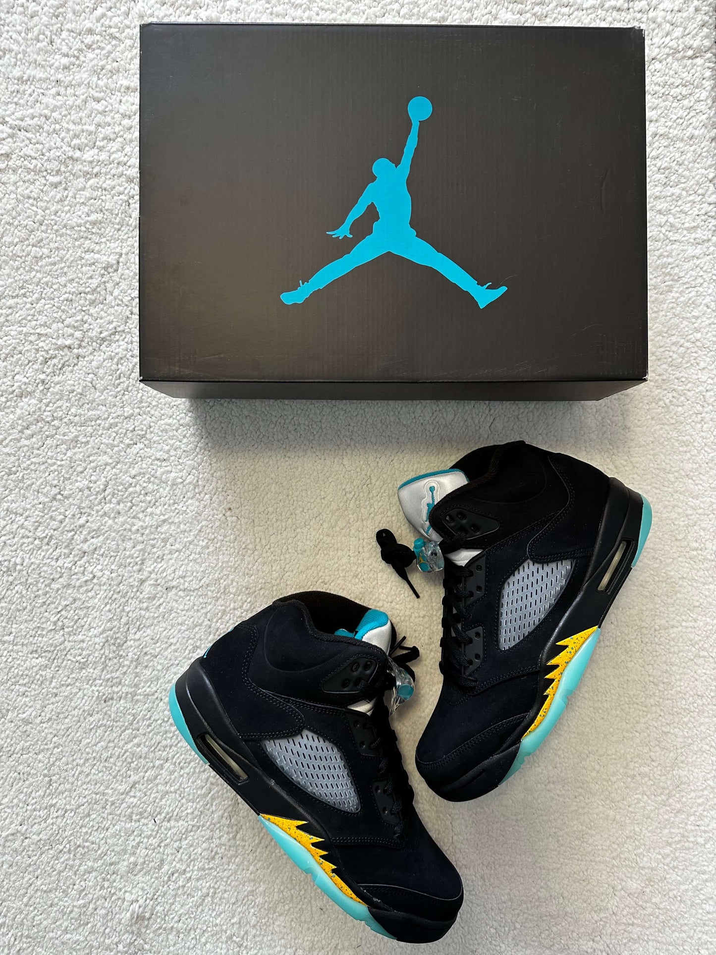 Sneakers Nike Air Jordan 5 Aqua. Talla 26 cms