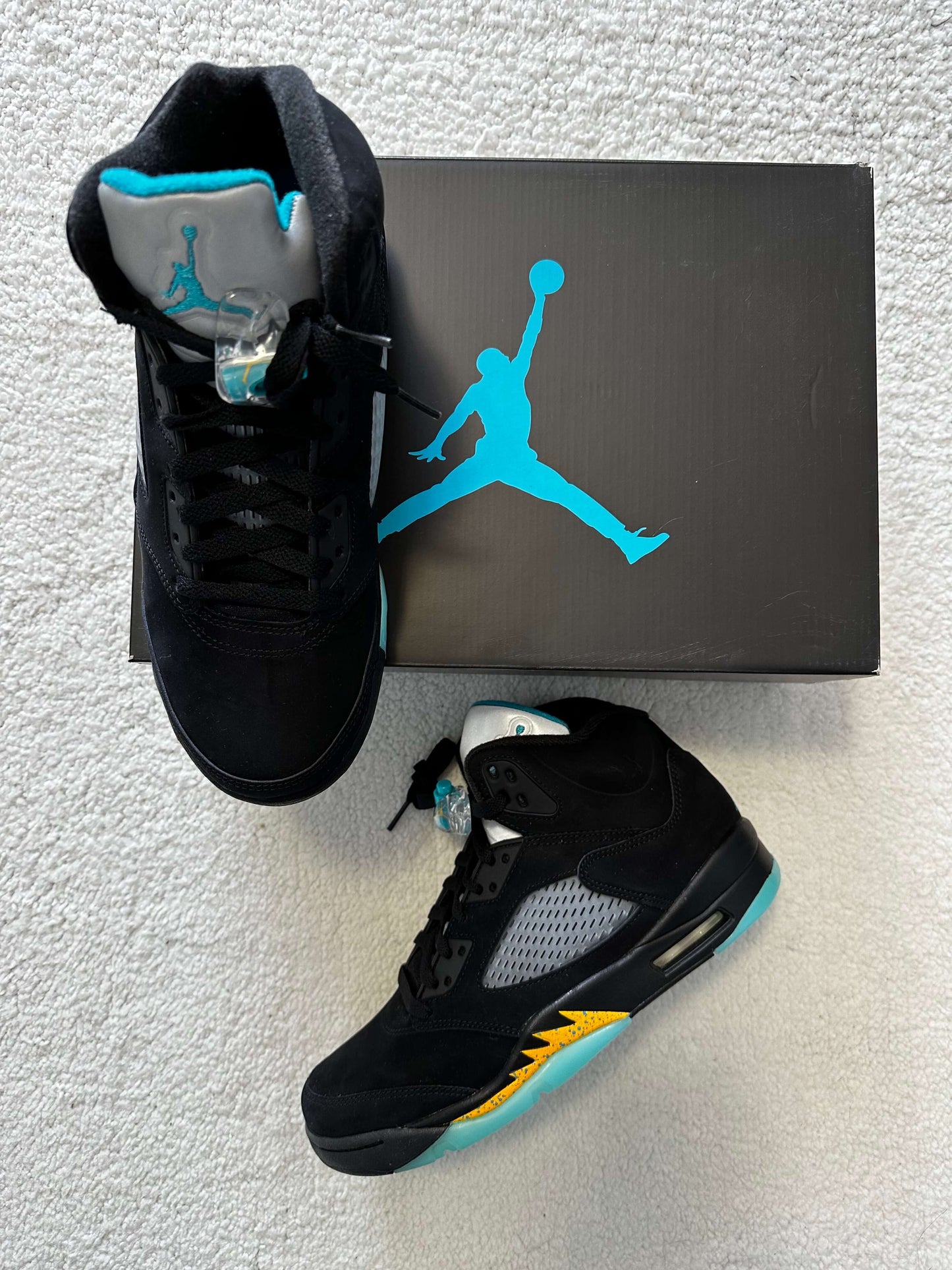 Sneakers Nike Air Jordan 5 Aqua. Talla 26 cms
