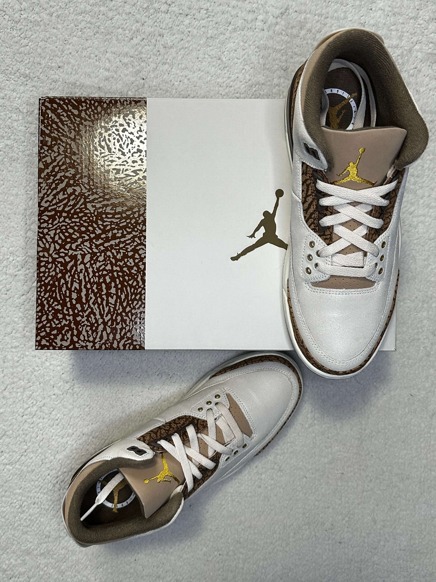 Sneakers Air Jordan 3 Retro Palomino. Talla 27 cms