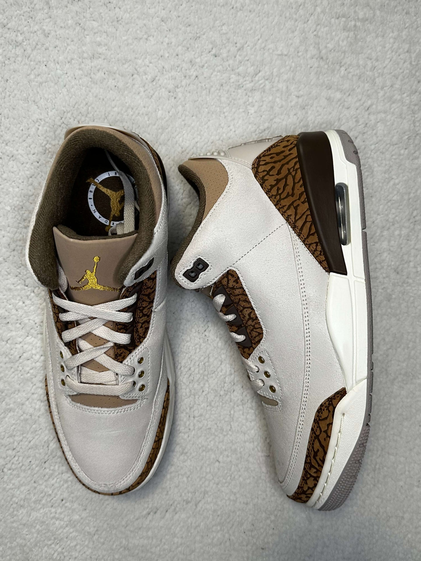 Sneakers Air Jordan 3 Retro Palomino. Talla 27 cms