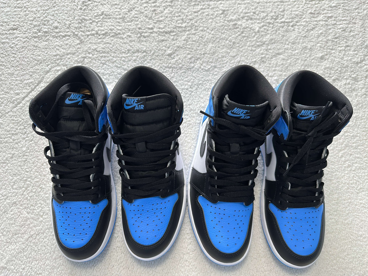 Sneakers Nike Air Jordan 1 High Retro OG 'UNC Toe'. Talla 27 centimetros