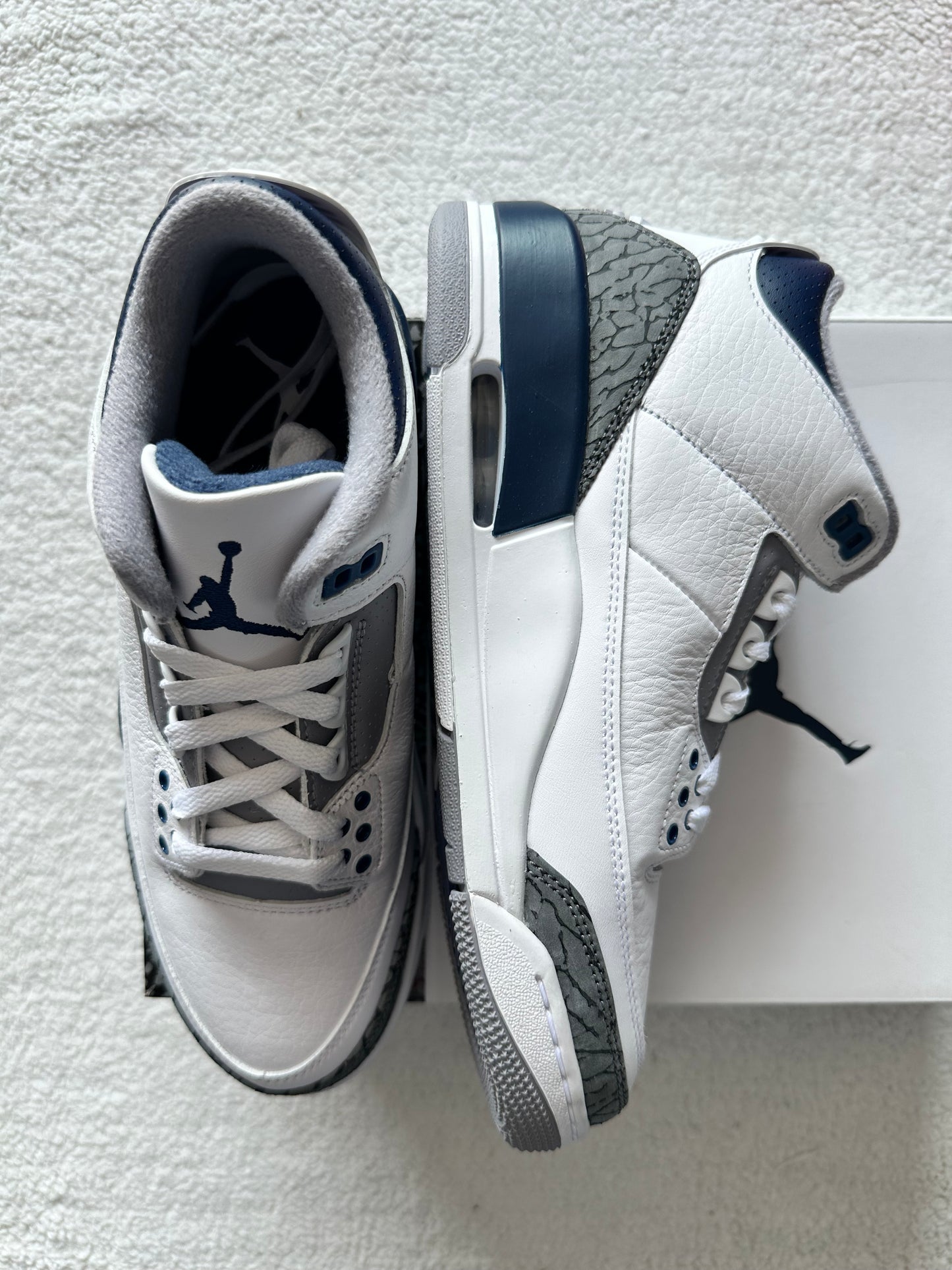 Air Jordan 3 Retro Midnigth Navy. 25 Cms