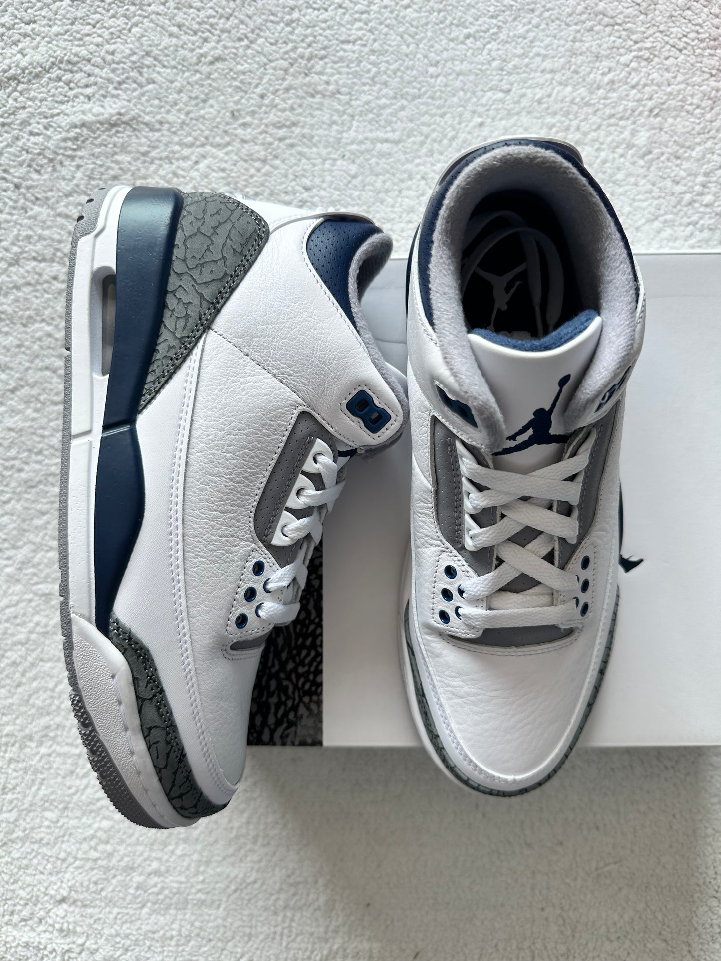 Air Jordan 3 Retro Midnigth Navy. 25 Cms