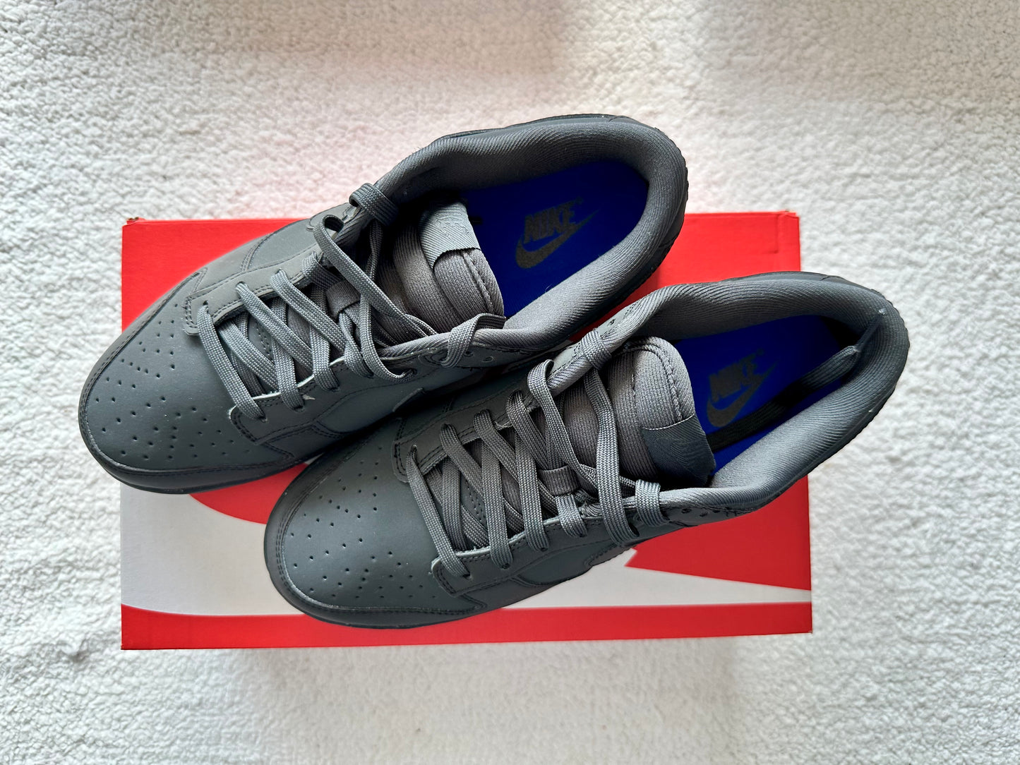 NIke Dunk Low Black and Anthracite. Talla 27 cms
