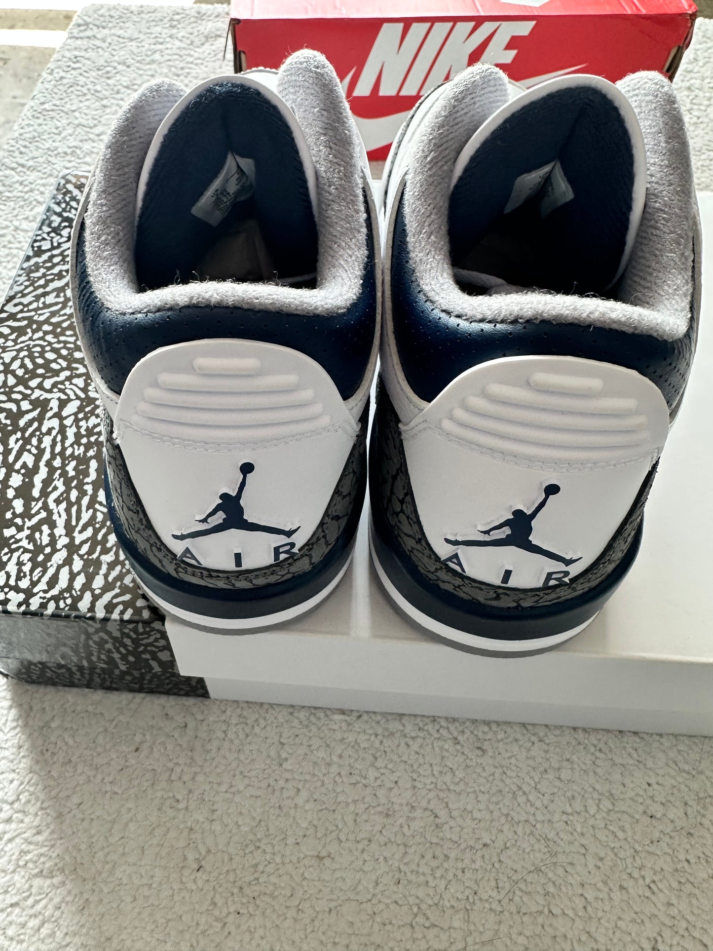 Air Jordan 3 Retro Midnigth Navy. 25 Cms