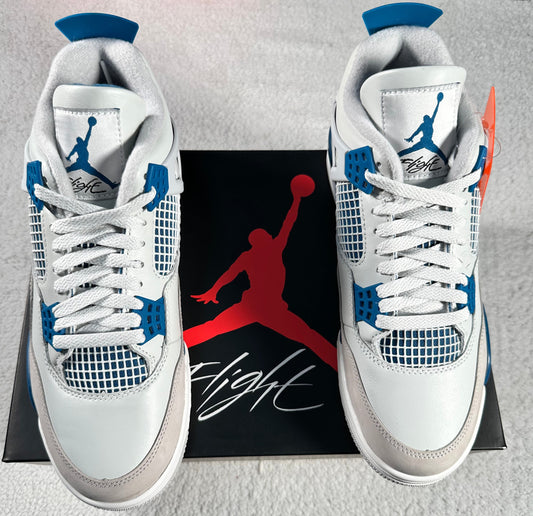 Air Jordan 4 Retro Azul Industrial. Talla 27 cms