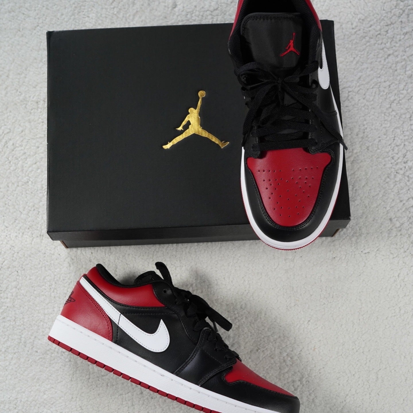 Air Jordan 1 Low Alternate Bred Toe. Talla 27 cms