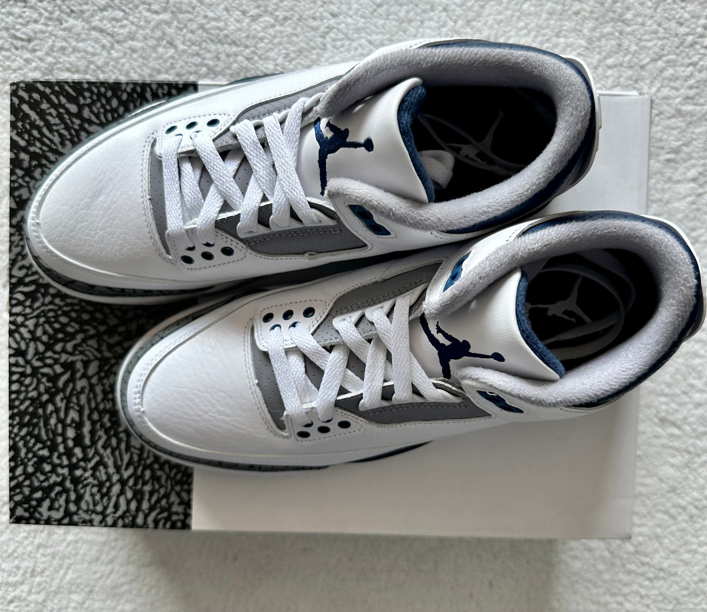 Air Jordan 3 Retro Midnigth Navy. 25 Cms