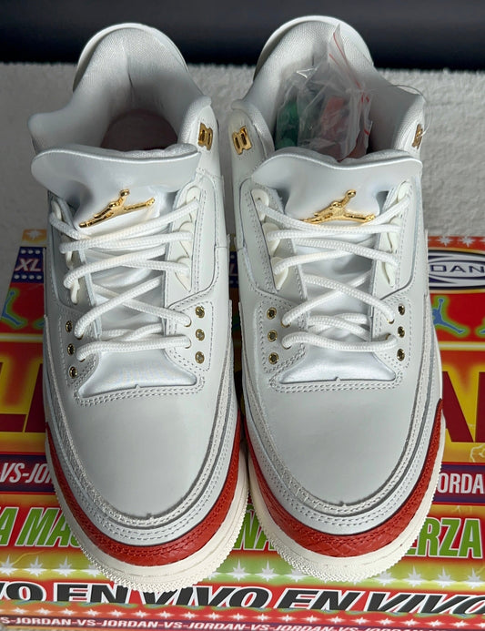 Nike Air Jordan 3 Retro El Vuelo. Talla 26.5 cms