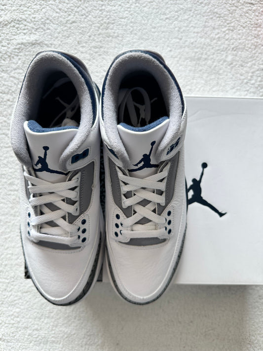 Air Jordan 3 Retro Midnigth Navy. 28 cms