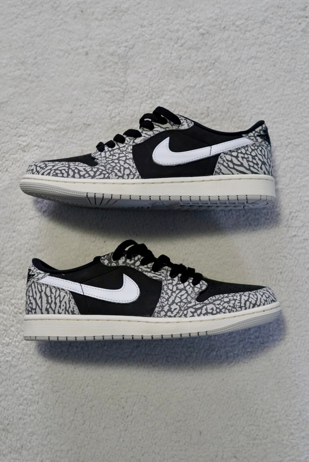 Sneakers Nike Air Jordan 1 Retro Low 'Elefant Print'. Talla 26 centimetros