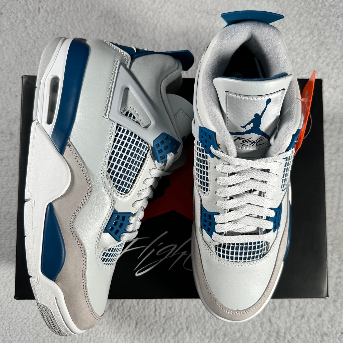 Air Jordan 4 Retro Azul Industrial. Talla 27 cms