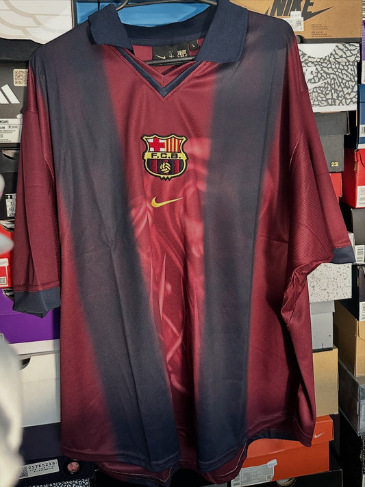Jersey FC Barcelona x Travis Scott 2000-01 Skeleton Remake