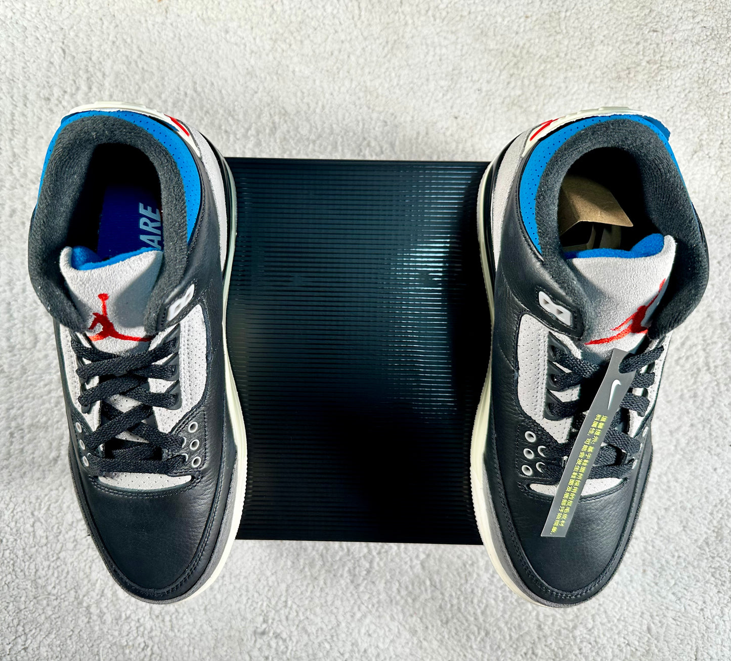 Nike Air Jordan 3 Retro Rare Aire. Talla 25 cms