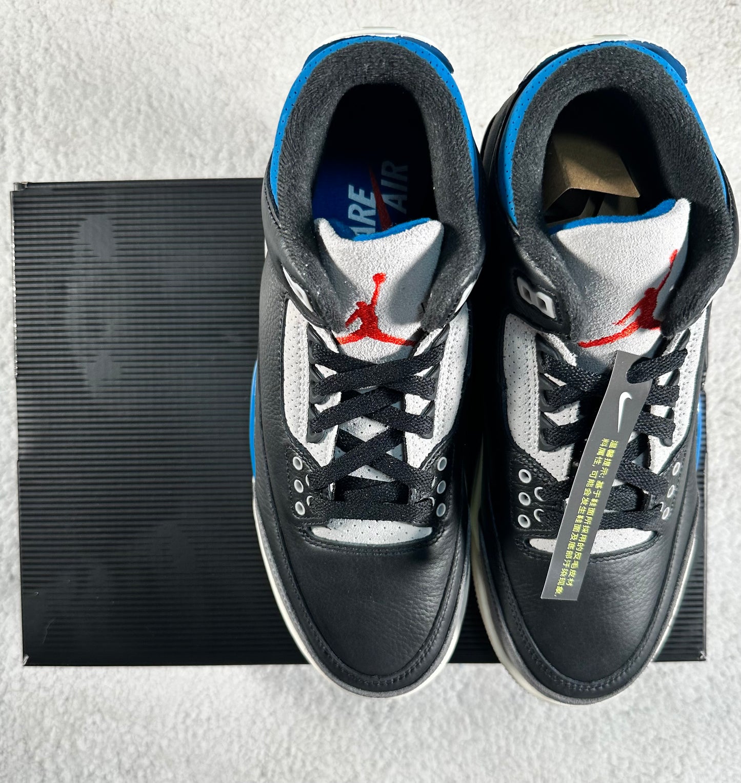 Nike Air Jordan 3 Retro Rare Aire. Talla 25 cms