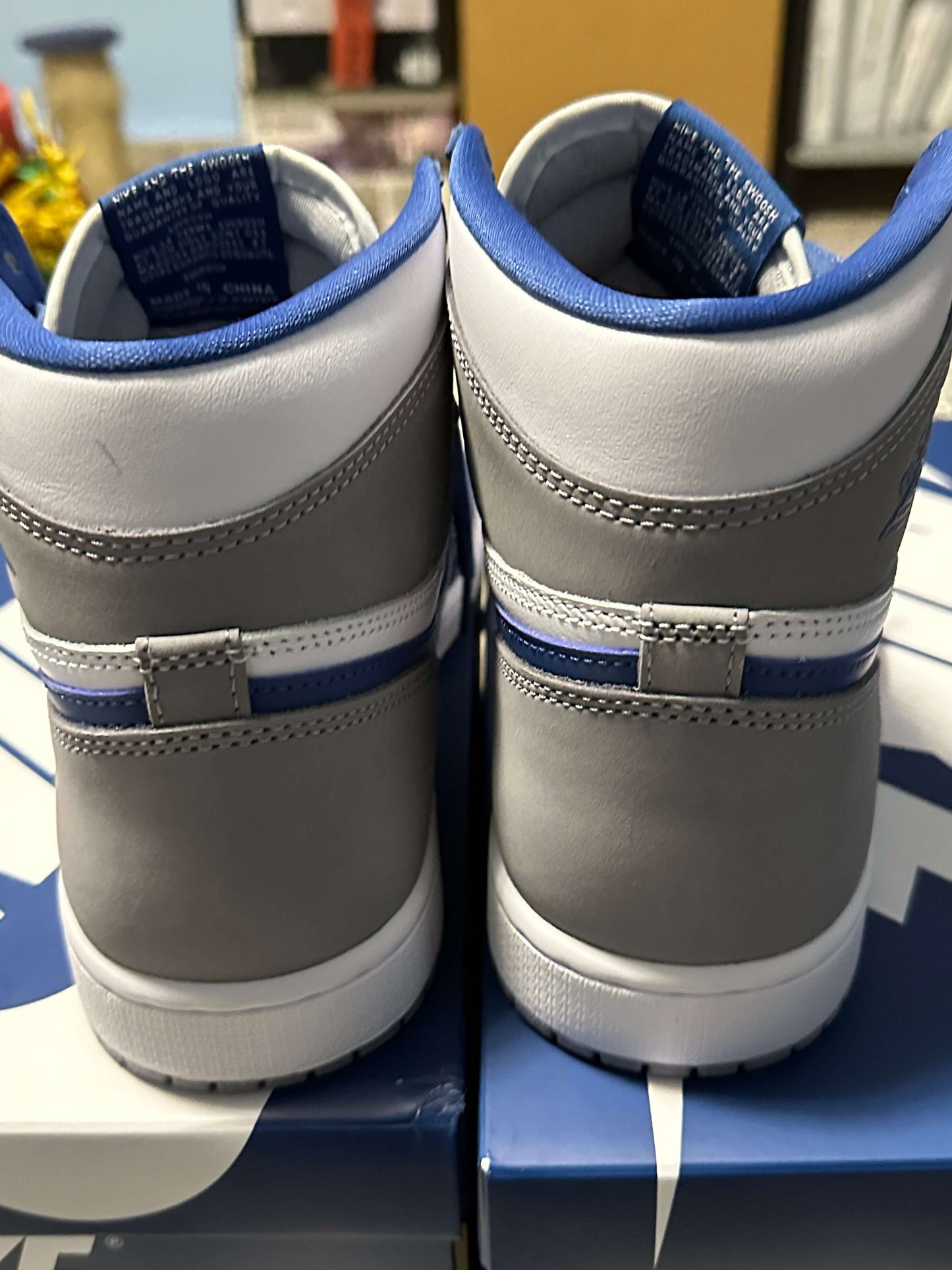 Sneakers Nike Air Jordan 1 True Blue Retro High OG Talla 26 cms.