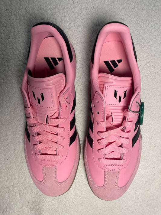 Sneakers Adidas Samba Inter de Miami CF Messi Pink. Talla 27 csm