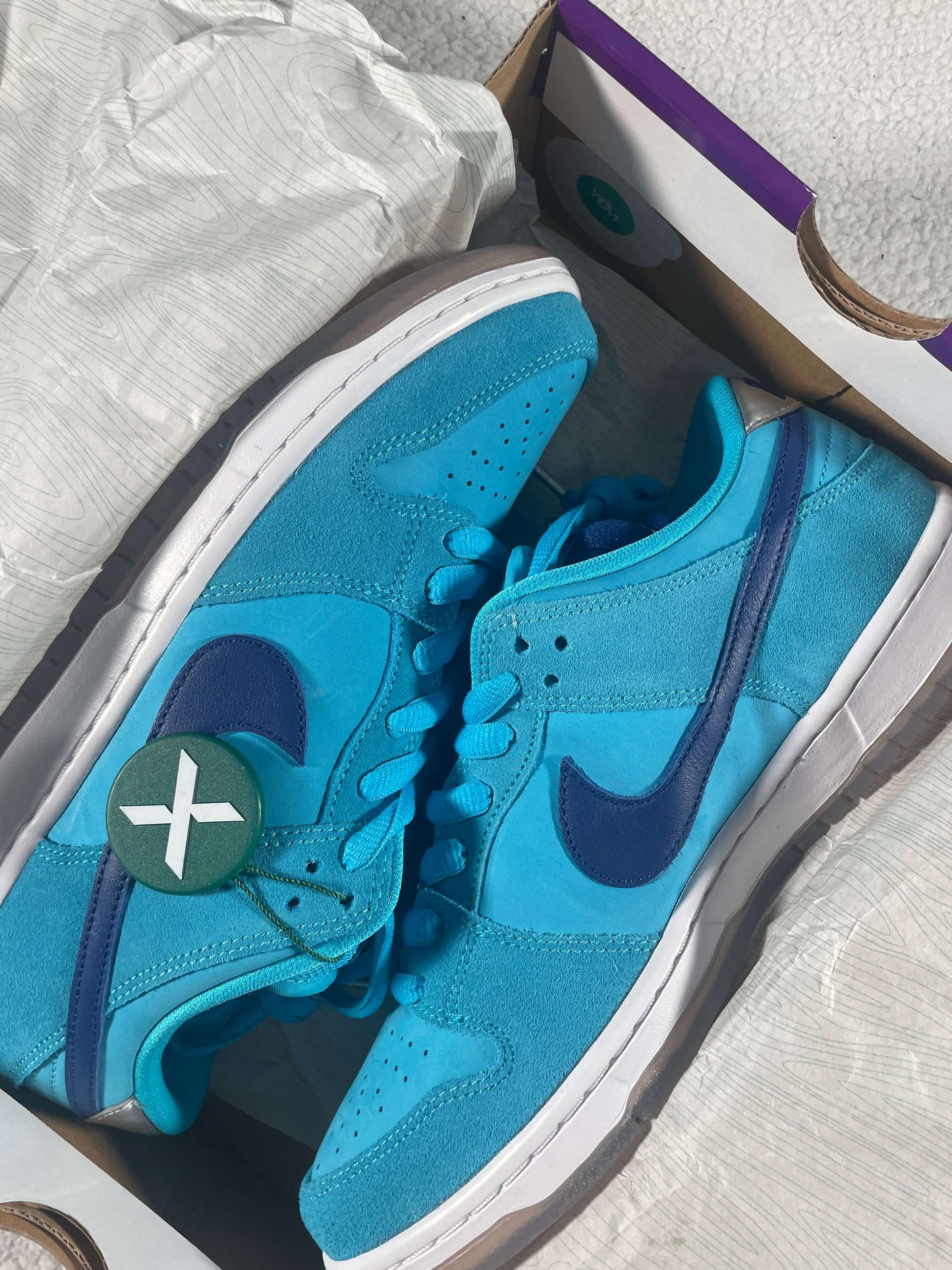 Sneaker Nike SB Dunk Low Pro Blue Fury. Talla 27 cms