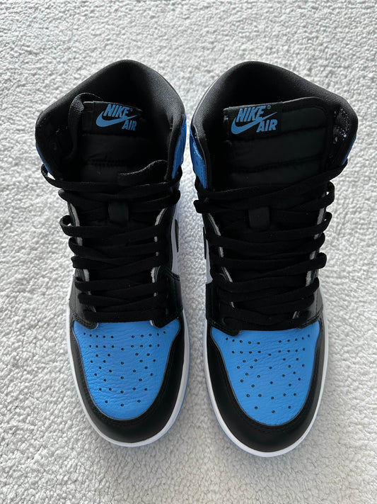 Sneakers Nike Air Jordan 1 High Retro OG 'UNC Toe'. Talla 27 centimetros