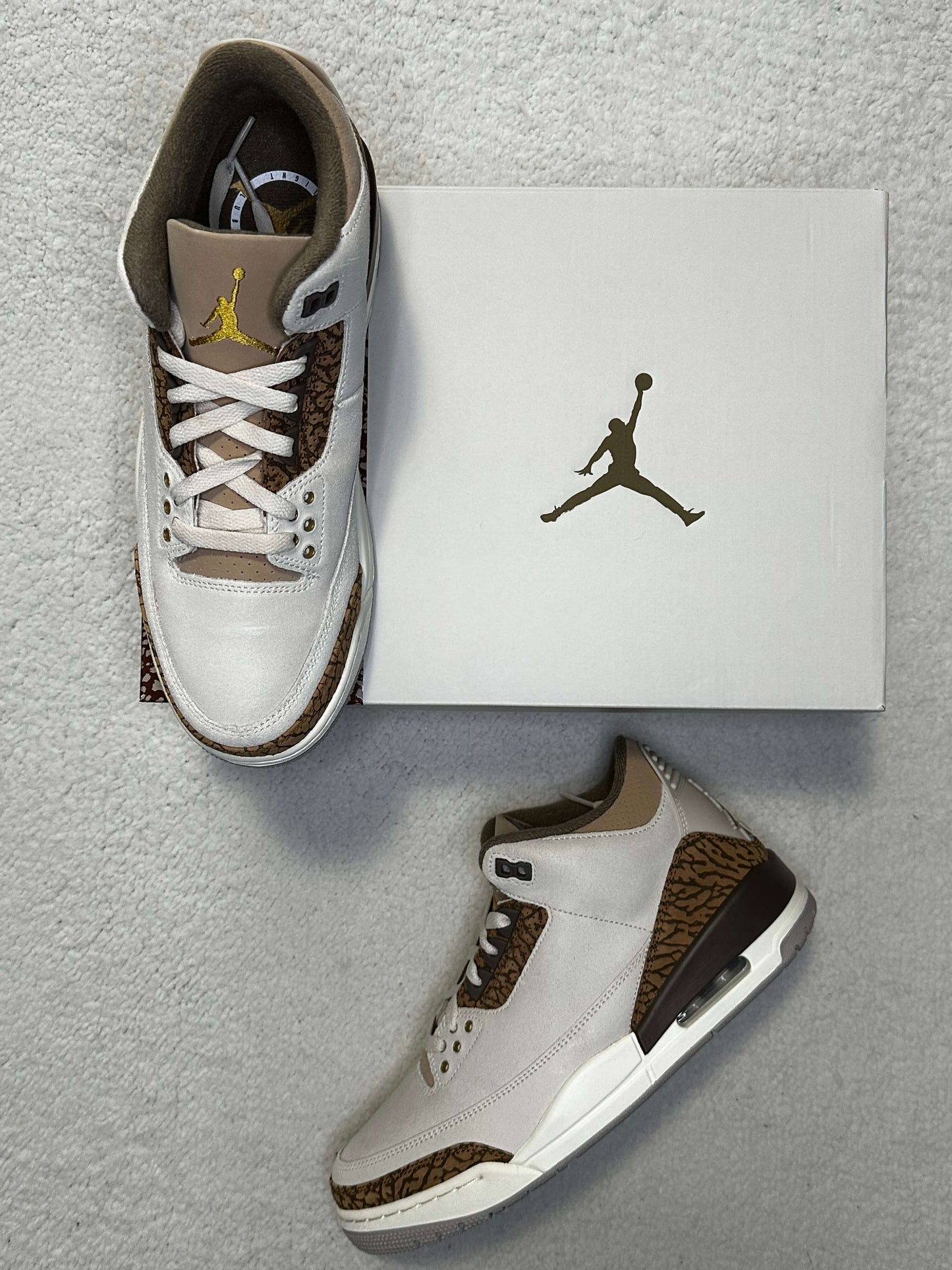 Sneakers Air Jordan 3 Retro Palomino. Talla 27 cms